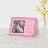 Ich Liebe, Sie Mama an Liebe gebunden Karte (Gelbe Blume)