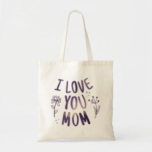 Ich Liebe Sie Mama Blumenmütter Tag Geschenke Idee Tragetasche