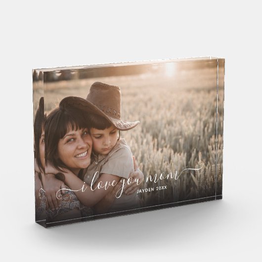 Ich Liebe Sie Mama Fotoblock (Links)