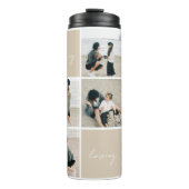 Ich Liebe Sie Mama | FotoCollage | INDIVIDUELLE NA Thermosbecher (Vorderseite)