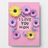 Ich Liebe Sie Mama Fotoplatte (Vorderseite)