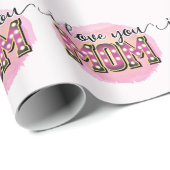 Ich Liebe Sie Mama Geschenkpapier (Rolleneckpunkt)