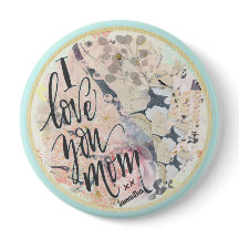 Ich Liebe Sie Mama Hübsche Aquarell Grün jeden Nam