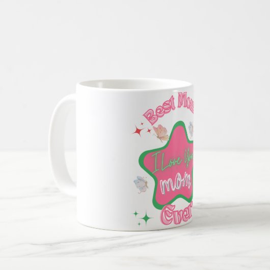 Ich Liebe Sie Mama Kaffeetasse (Vorderseite Links)