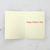 Ich Liebe Sie Mama Karte (Innenseite)