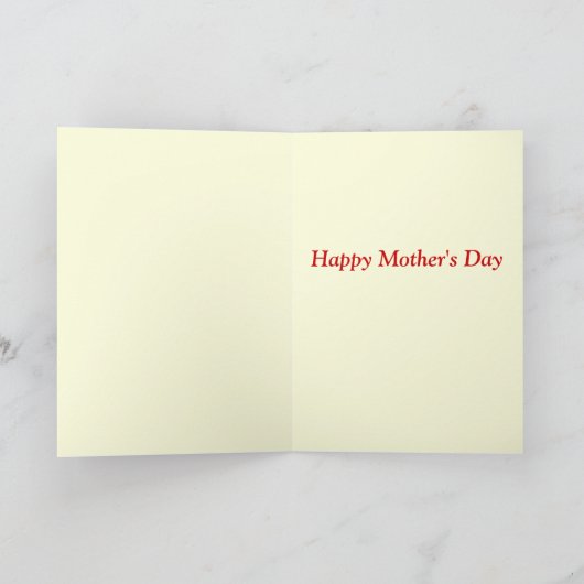 Ich Liebe Sie Mama Karte (Innenseite)