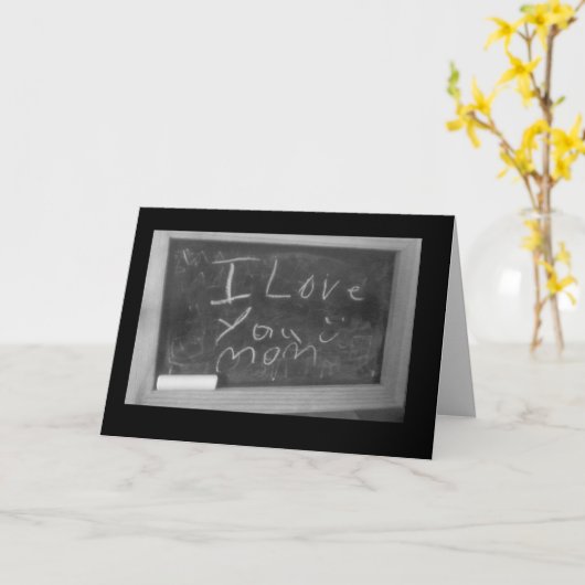 Ich Liebe Sie Mama Karte (Gelbe Blume)