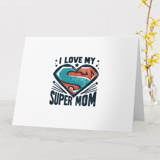 Ich Liebe Sie Mama Karte (Gelbe Blume)