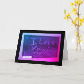 Ich Liebe Sie Mama Karte (Gelbe Blume)