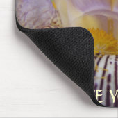 Ich LIEBE SIE MAMA Mousepad Lila Iris Blume Gesche (Ecke)