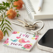 Ich Liebe Sie Mama Mutter Tag Schlüsselanhänger (Vorderseite rechts)
