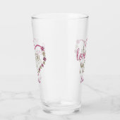 Ich Liebe Sie Mama Muttertag Geburtstag Personalis Glas (Rechts)