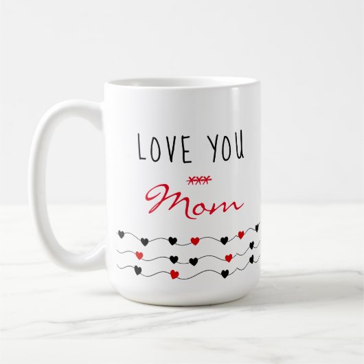 Ich Liebe Sie Mama | Muttertag Kaffeetasse (Links)