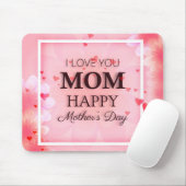 Ich Liebe Sie Mama Muttertag | Mousepad (Mit Mouse)