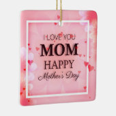 Ich Liebe Sie Mama Muttertag | Ornament (Rechts)