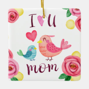 Ich Liebe Sie Mama Muttertag  Ornament