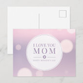 Ich Liebe Sie Mama Muttertag | Postkarte (Vorne/Hinten)