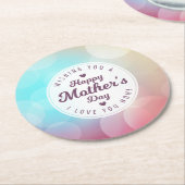 Ich Liebe Sie Mama Muttertag | UNTERSETZER (Angewinkelt)