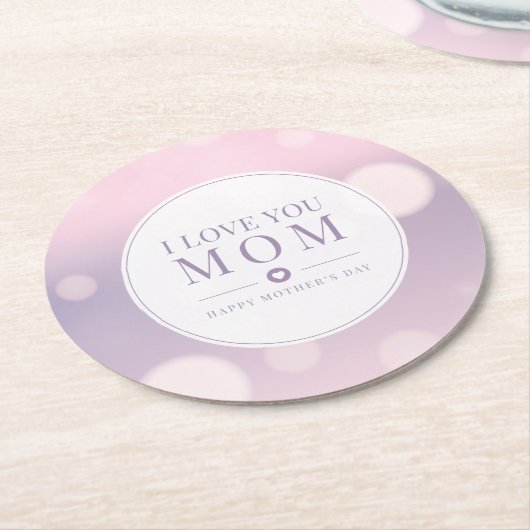 Ich Liebe Sie Mama Muttertag | UNTERSETZER (Angewinkelt)
