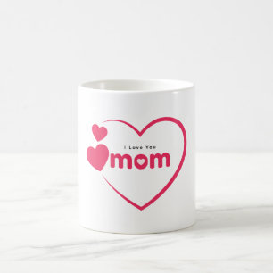 Ich Liebe Sie Mama, Muttertagsgeschenk, für Mama Kaffeetasse