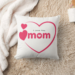 Ich Liebe Sie Mama, Muttertagsgeschenk, für Mama Kissen