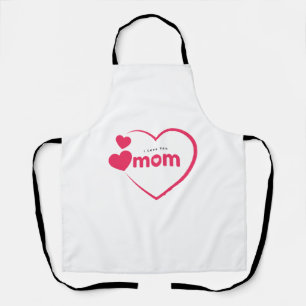 Ich Liebe Sie Mama, Muttertagsgeschenk, für Mama Schürze
