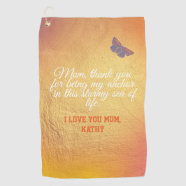 Ich Liebe Sie Mama Niedlich Moderne elegante Mütte Golfhandtuch