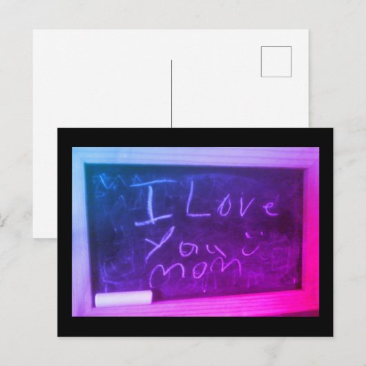 Ich Liebe Sie Mama Postkarte (Vorne/Hinten)