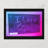 Ich Liebe Sie Mama Postkarte (Vorderseite)