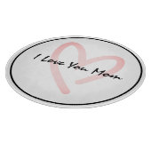 Ich Liebe Sie Mama Schneidebrett (Ecke)