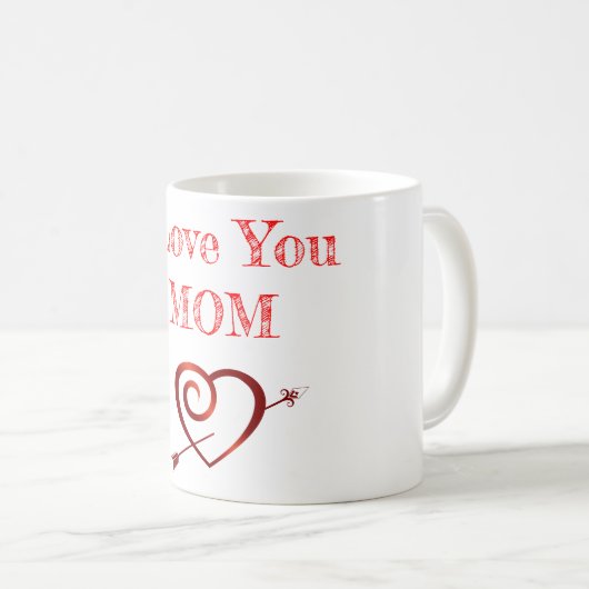 Ich Liebe Sie MAMA Tasse (VorderseiteRechts)