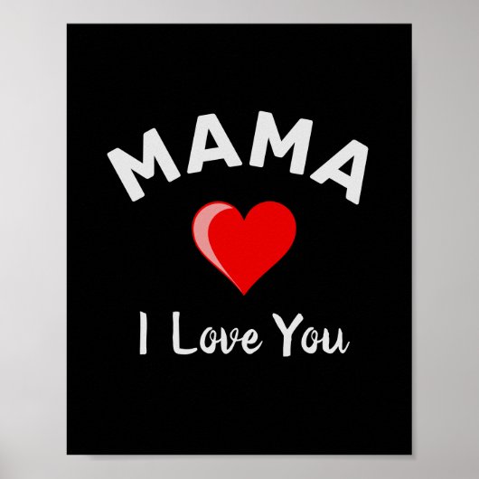 Ich Liebe Sie mama Value Poster (Vorne)