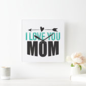 Ich Liebe Sie Mama Wall Uhr (Zuhause)