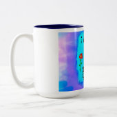 Ich Liebe Sie Mama Zweifarbige Tasse (Links)