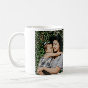 Ich Liebe Sie Mama's Tag elegant fügen Foto-Text Kaffeetasse