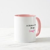 Ich Liebe Sie Mami Foto Niedlich Hund in Circle Pi Tasse (VorderseiteRechts)