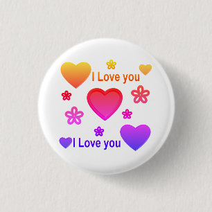 Ich Liebe Sie ...mehr als alle Worte sagen können. Button