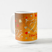 Ich Liebe Sie ...mehr als alle Worte sagen können. Kaffeetasse (Vorderseite Links)