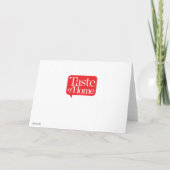 Ich Liebe Sie mehr als Bacon Karte (Rückseite)