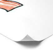 Ich Liebe Sie mehr als Bacon Poster (Ecke)