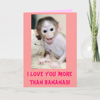 "Ich Liebe Sie mehr als Bananen!" Die Karte des