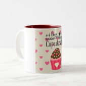 Ich Liebe Sie mehr als Cupcakes Kaffee Tasse (Vorderseite Links)