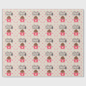Ich Liebe Sie mehr als Cupcakes Packpapier (Flach)
