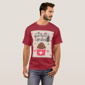 Ich Liebe Sie mehr als Cupcakes T - Shirt (Vorne ganz)