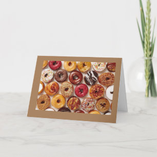 ICH LIEBE SIE ** MEHR ALS DONUTS** BIRTHTAG KARTE
