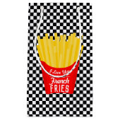 Ich Liebe Sie mehr als Französisch Fries Kleine Geschenktüte (Vorderseite)