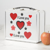 Ich Liebe Sie ...mehr als jede Wortart sagen kann Metall Brotdose (Beispiel)