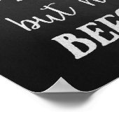 Ich Liebe Sie mehr als Kaffee, aber nicht vor Kaff Poster (Ecke)