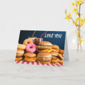 ICH "LIEBE" SIE MEHR ALS **LEBENSMITTEL** KARTE (Gelbe Blume)