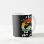 Ich Liebe Sie mehr als Liebe Videospiele Kaffeetasse (VorderseiteRechts)